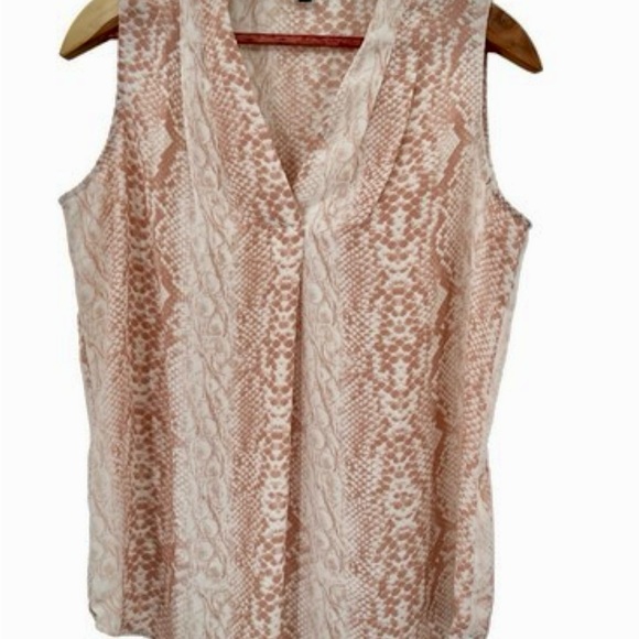 Adrianna Papell Tops - Adrianna Papell Women's Sleeveless Snake Print Top
